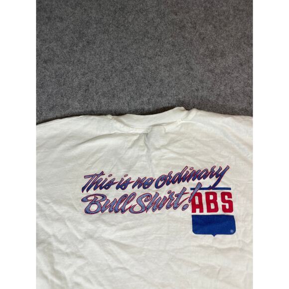 VINTAGE 90s Hes Real Southwind Shirt Men 2XL White ABS Graphic Short Sleeve RARE - Picture 4 of 7